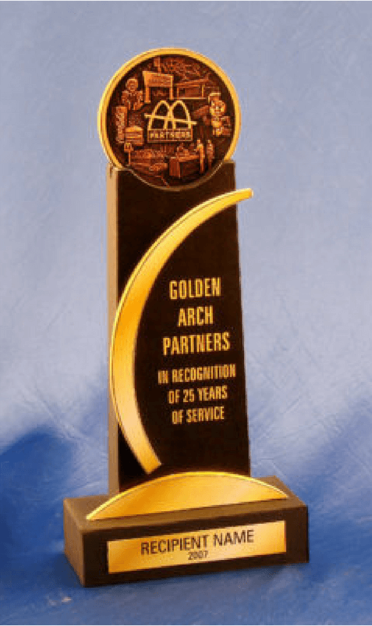McDonald's Golden Arch Partners Years of Service Award