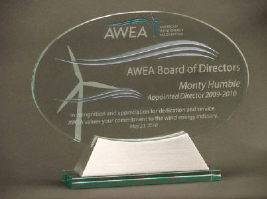 AWEA Board of Director's Officer Appreciation Award