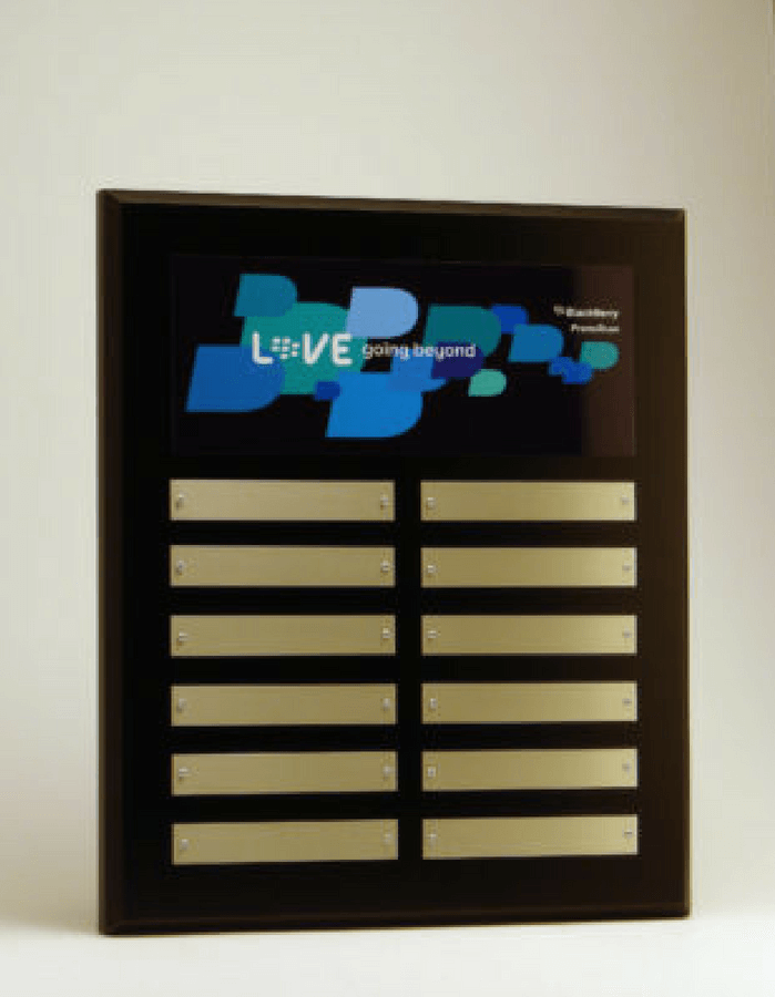 Blackberry Love Going Beyond Roster Plaque