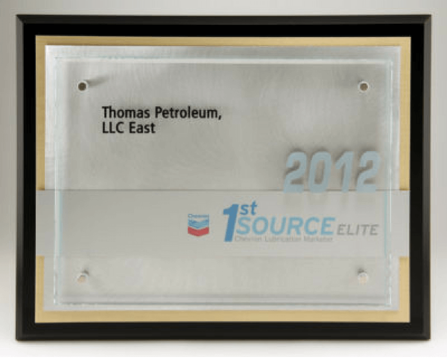 Chevron 1st Source Elite Award