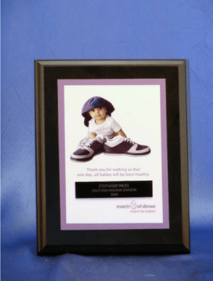 March of Dimes Donor Recognition Plaque