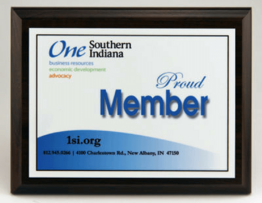 One Southern Indiana Member Plaque