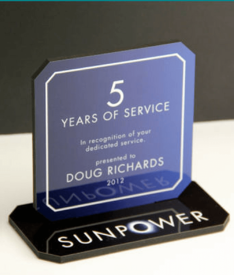 Sunpower Years of Service Award