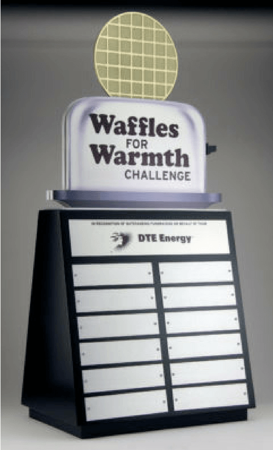DTE Energy Waffles for Warmth Challenge Award