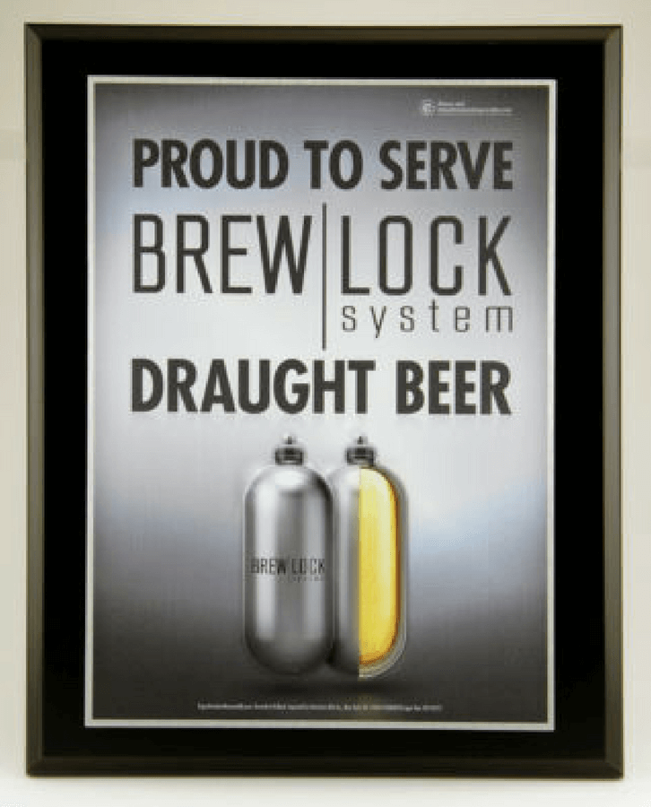 Heineken Brew Lock Draught Beer Sign