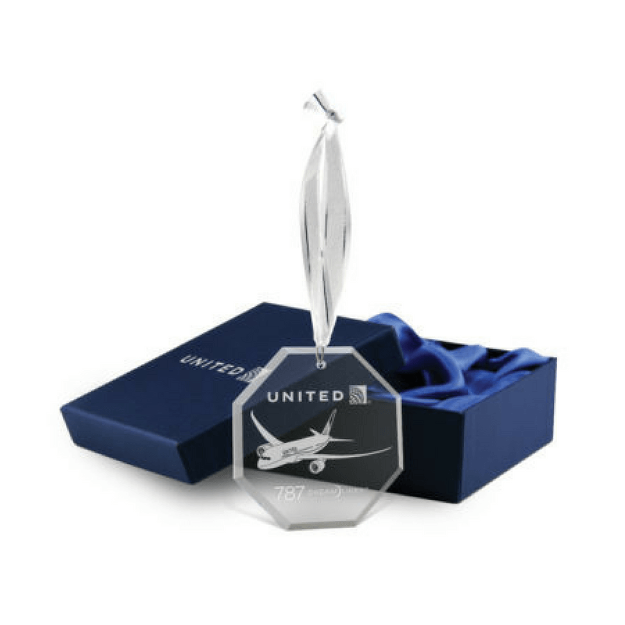 United Airlines Holiday Ornament