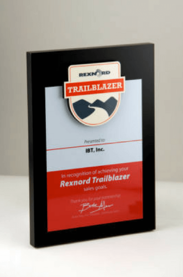 Rexnord Trailblazer Plaque