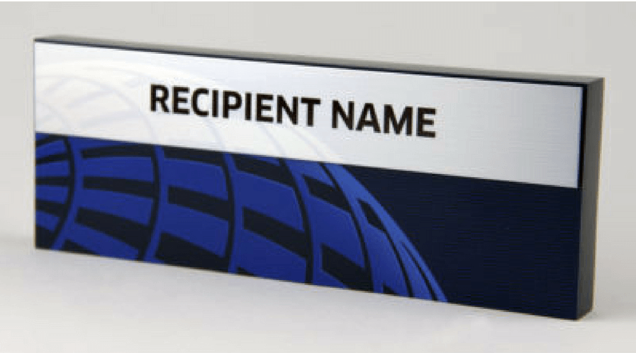 United Airlines Desktop Nameplate