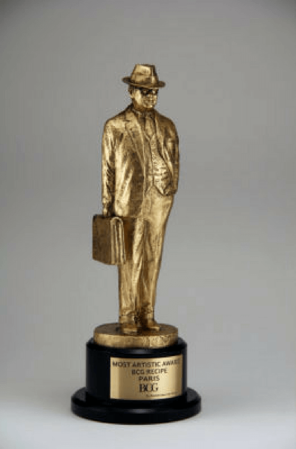 BCG Most Artistic Award Trophy