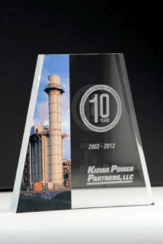 Kiowa Power Partners Years of Service Award