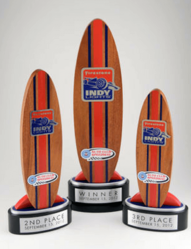 Auto Club Speedway Firestone Indy Car Lights Trophies