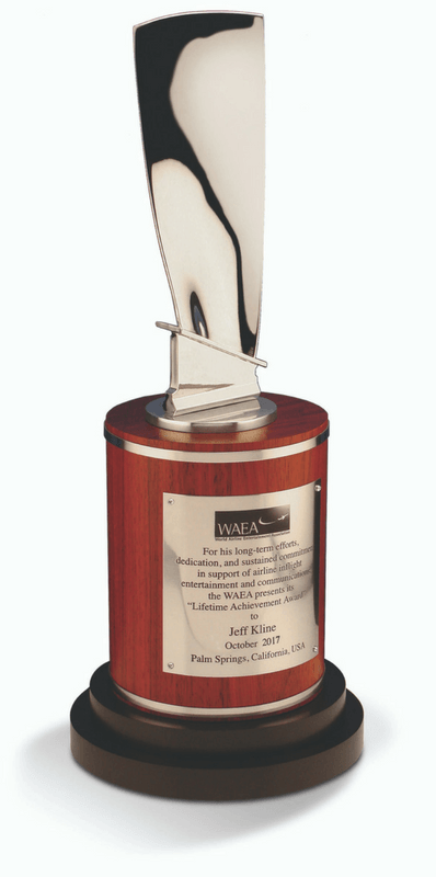 World Airline Entertainment Association Trophy