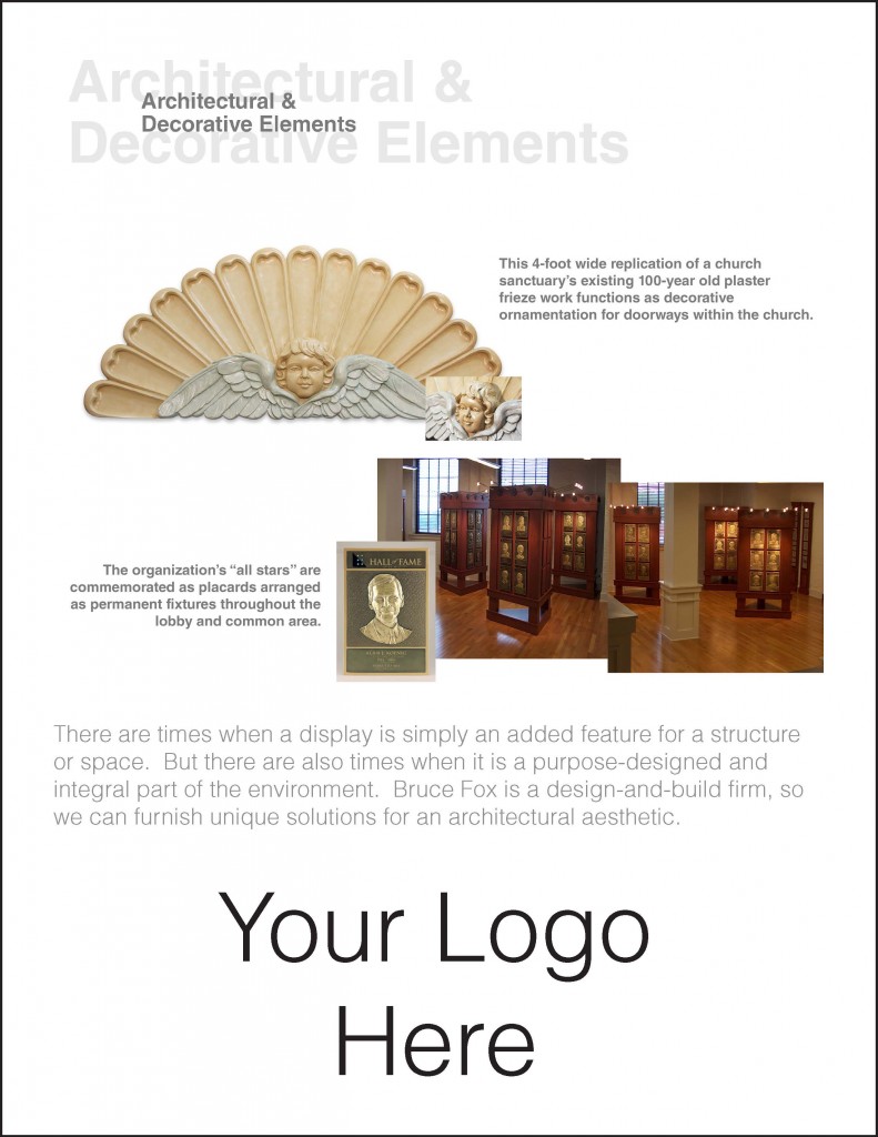 How Bruce Fox products are used - Architectural & Deocrative Elements
