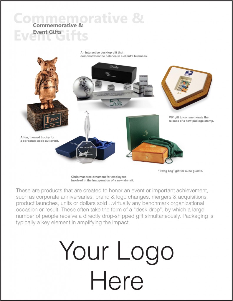 How Bruce Fox products are used - Commemorative & Event Gifts