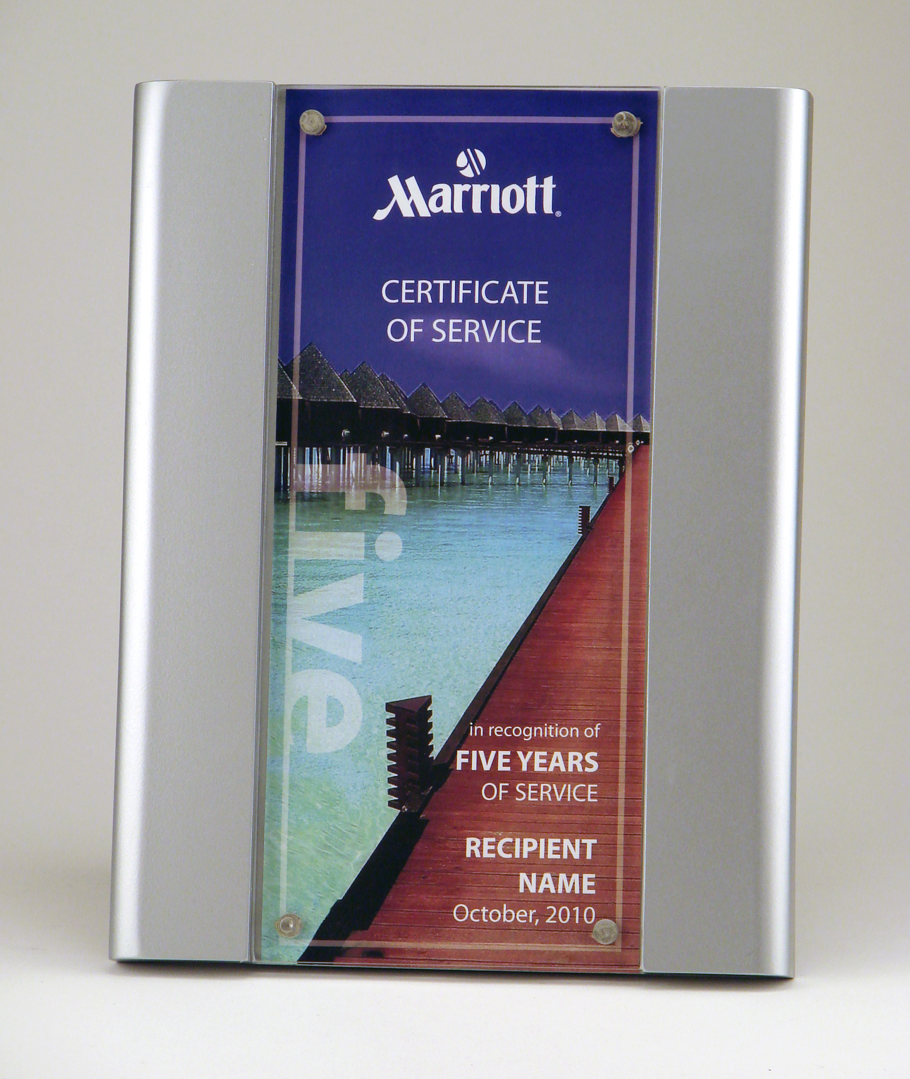 Marriott Years of Service Plaque | Bruce Fox | Custom Plaques