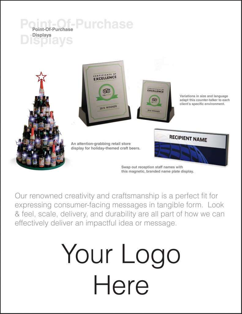 How Bruce Fox products are used - Point-of-Purchase Displays