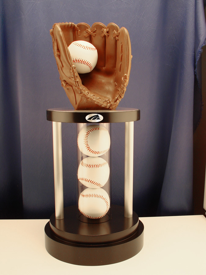 WFG Baseball Glove Trophy Bruce Fox Sports Trophies
